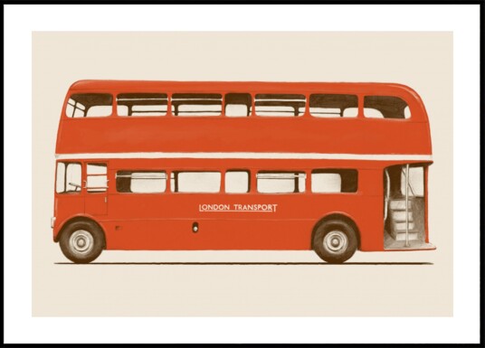London dobbeltdekker Plakat / 21x30