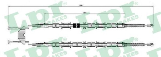 Bremsewire LPR C0312B