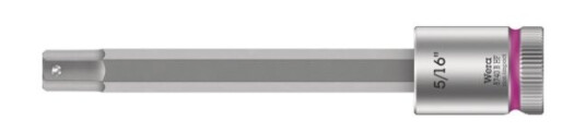 Wera 05003092001, Stikkontakt, 3/8", Imperisk, 1 Hoder, 5/16", Kromvanadiumstål