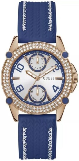 Guess Dameklokke GW0554L5 Spice Hvit/Gummi Ø34 mm