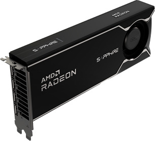 Sapphire Radeon AI Pro R9700 32GB GDDR6 Grafikkort med PCIe 5.0