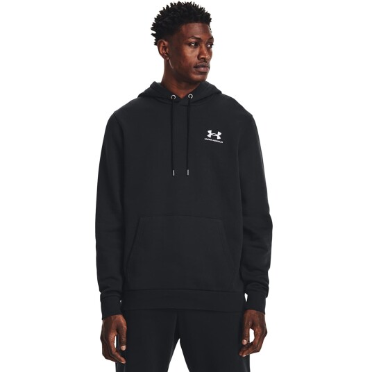 Under Armour Essential Fleece Hoodie Black/white Black/White male XXL