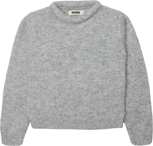 Woodbird Wbhua Fluffy Crew Grey XS