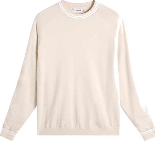 J. Lindeberg Kenny Windbreaker Knit Sweater Cream XL