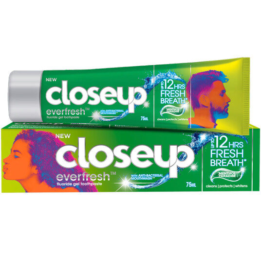 Closeup Tannkrem Gel Ever Fresh Menthol Paradise 75 ml.