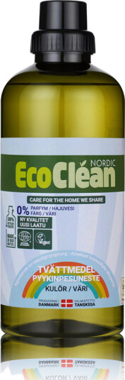 EcoClean Vaskemiddel Fargefritt og Duftfritt 1000 ml EcoClean Vaskemiddel Fargefritt og Duftfritt 1000 ml