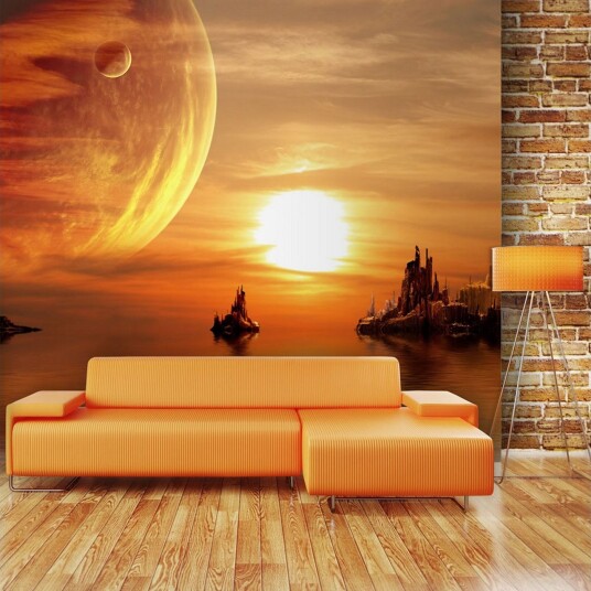 Fototapet Fantasy Sunset 250x193 - Artgeist sp. z o. o.