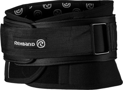 Rehband X-Rx Back Support 7mm, ryggbeskytter Black XL