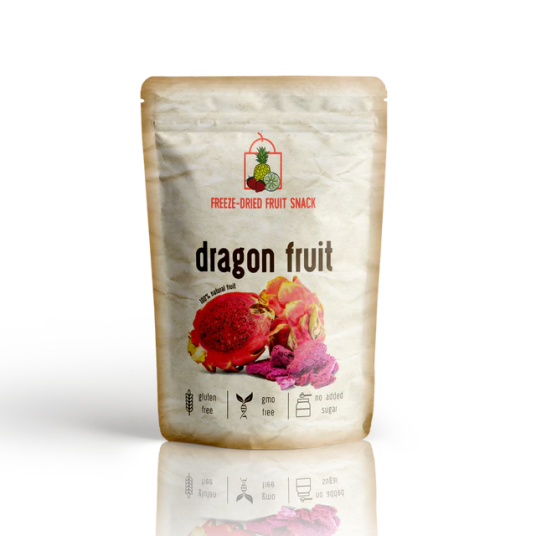 Frysetørket dragefrukt 25 gram Frysetørket dragefrukt 25 gram