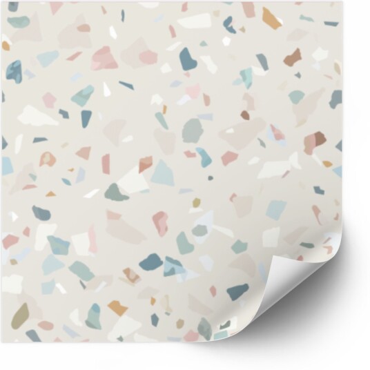 Selvklebende fliser Terrazzo dekaler / 24 stk