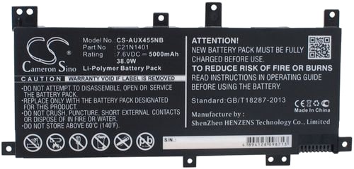 Batteri til Asus F450LD4210 etc