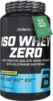 Biotech usa Iso Whey Zero 908g Banana, proteinpulver Banana