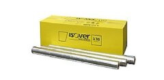 Alu-rørskål 22x30mm. 1.2mtr. - Isover TapeLock Alu2. max. 500°C