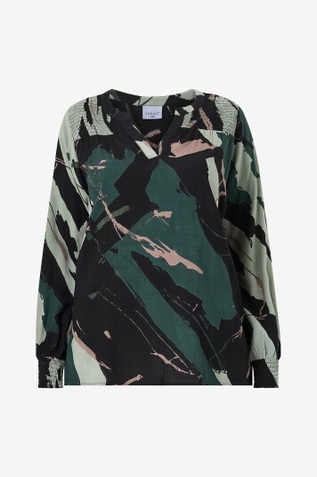 Zhenzi   Bluse Zh anity 1205 L/S   Grønn