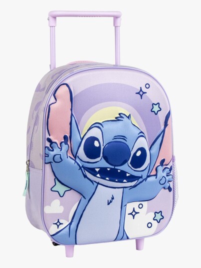 Disney Lilo & Stitch 3D Trolley Trillekoffert, Lyselilla Disney Lilo & Stitch 3D Trolley Trillekoffert, Lyselilla