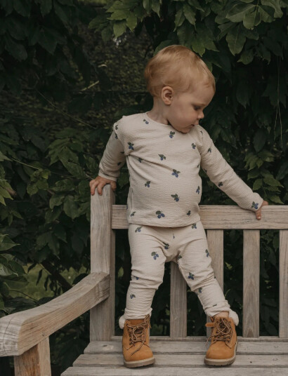 Garbo&Friends Jersey Leggings Baby - Cream - 122/128