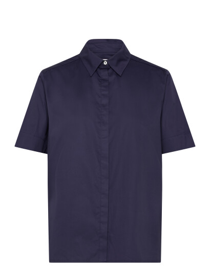 Naja Lauf Tali Shirt Cotton Sateen Navy 36 Naja Lauf Tali Shirt Cotton Sateen Navy 36