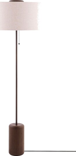 Globen Lighting Gulvlampe Bosco Brunbeiset eik Brun Gulvlamper