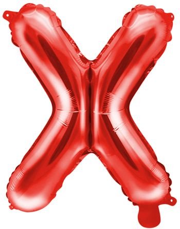 X Bokstavballong 35 cm