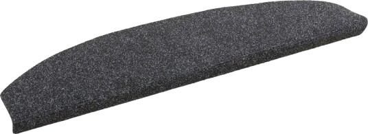 Selvlimende trappematter 15 pcs Mørkegrå 80 x 24,5 x 3,5 cm