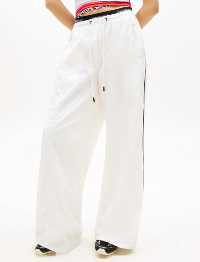 Tommy Jeans Tjw Waistband Track Pants Ext White XL