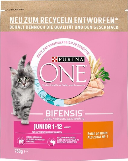 Purina One Junior Tørrfôr 2x750g