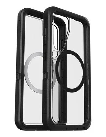 OtterBox Defender XT Mobildeksel med Magneter for Samsung Galaxy S25 - Klar/Sort