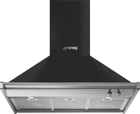 Smeg KD90HAE Vegghengt Kjøkkenvifte 90 cm Grå med Belysning Smeg KD90HAE Vegghengt Kjøkkenvifte 90 cm Grå med Belysning