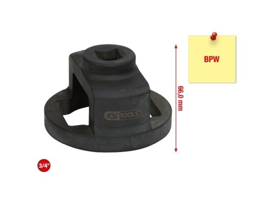 Ks Tools 450.0205, Stikkontakt, 1 Hoder, Stål, 1,5 Kg