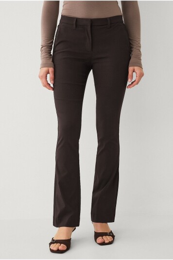 Ellos Collection Flexy Bootcut bukser i superstretch Brun
