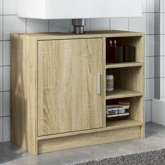 Servantskap sonoma eik 63x29x55 cm konstruert tre 8721102815539