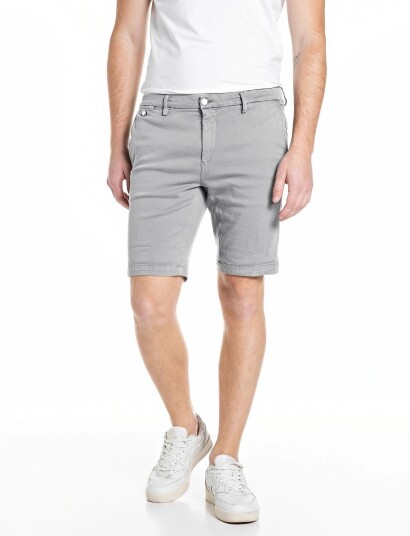Replay Benni Short Shorts Regular Hyperchino Color Xlite Grey 38 Replay Benni Short Shorts Regular Hyperchino Color Xlite Grey 38
