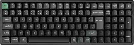 Keychron K4 Ultra 96% 8K Keychron Apex Red Gamingtastatur Nordisk Svart K4U-J1-BO