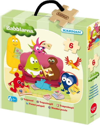 Kärnan Babblarna Bokspuslespill 6 Brikker