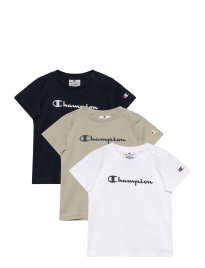 Champion 3 Pack Ss Tee - Multi/patterned - 92 Champion 3 Pack Ss Tee - Multi/patterned - 92