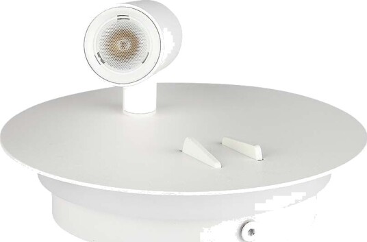 V Tac 3W + 6W LED hotell vegglampe med lesearm Hvit 3000K on/off knapper CREE LED Kulør : Varm V Tac 3W + 6W LED hotell vegglampe med lesearm Hvit 3000K on/off knapper CREE LED Kulør : Varm