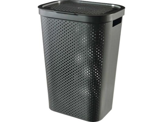 Curver Infinity Resirkulert 60L skittentøyskurv grå Curver Infinity Resirkulert 60L skittentøyskurv grå
