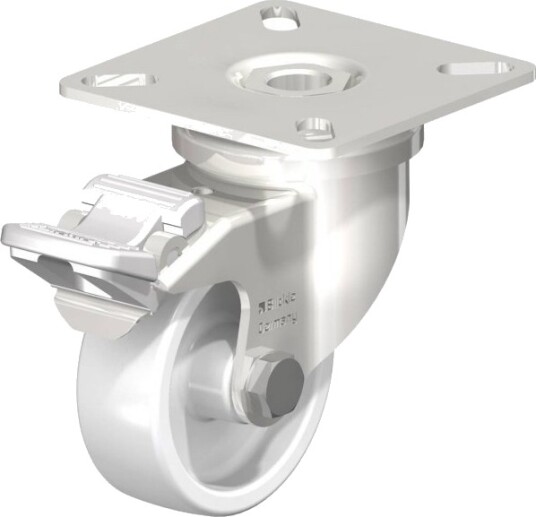 Blickle 754978 Lpxa-Po 50G-Fi Styrehjul Med Brems - Hjuldiameter 50 Mm, Bæreevne (Maks.) 75 Kg - 1 Stk
