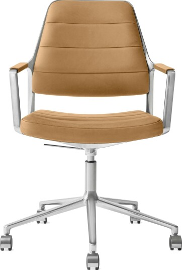 455+ Svingstol Med hjul Camel Leather