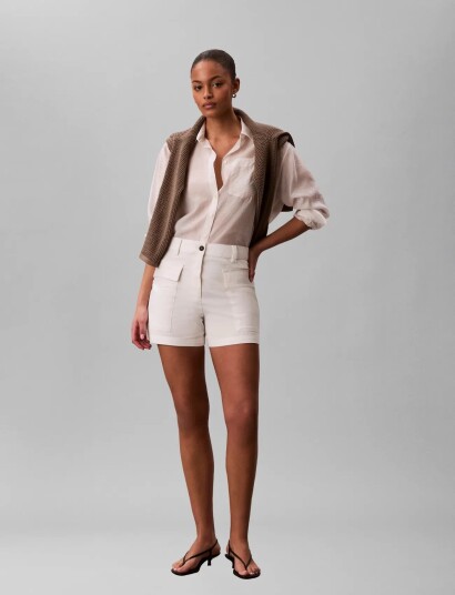 Calvin Klein Jeans Utility Short Cream 30
