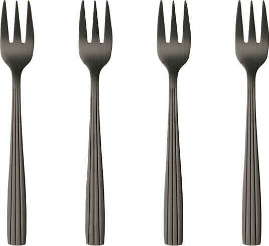Aida RAW kakegaffel 4 stk matte black Aida RAW kakegaffel 4 stk matte black