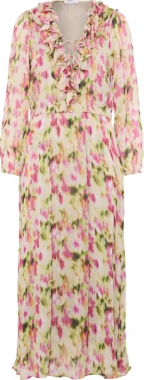 Coster Copenhagen Dress In Floral Fade Print   Multi/patterned   40