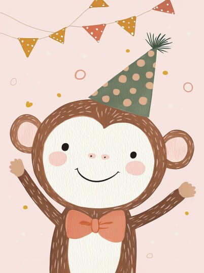 Namly Design Plakat Glad Ape POSTERRABXU6