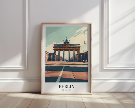 Plakat Berlin illustrasjon