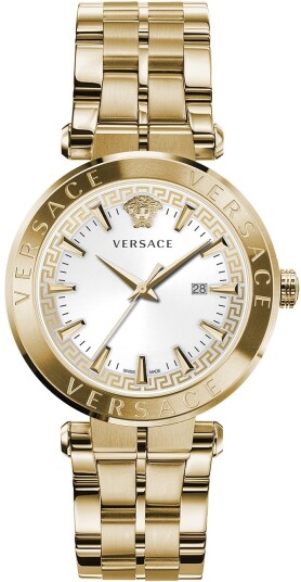 Versace Herreklokke VE2F00521 Aion Sølvfarget/Gulltonet stål Ø44 mm