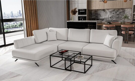 Seksjon Eltap Larde 286x191x90 cm Softis 17 Venstre
