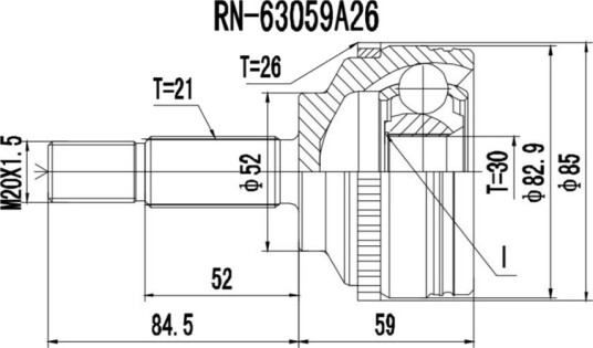 PROCARO 77-RE-300 Drivledd