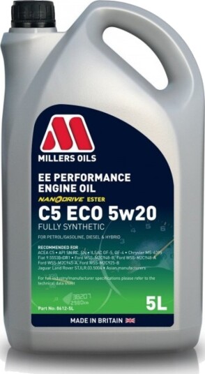 Motorolje MILLERS EE PERFORMANCE C5 ECO 5W20 5L