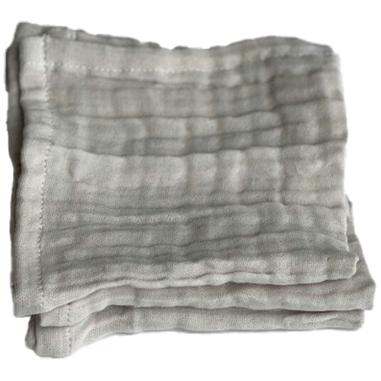 The Organic Company Fine Ansiktshåndklær 30x30 cm 3 pk Stone The Organic Company Fine Ansiktshåndklær 30x30 cm 3 pk Stone