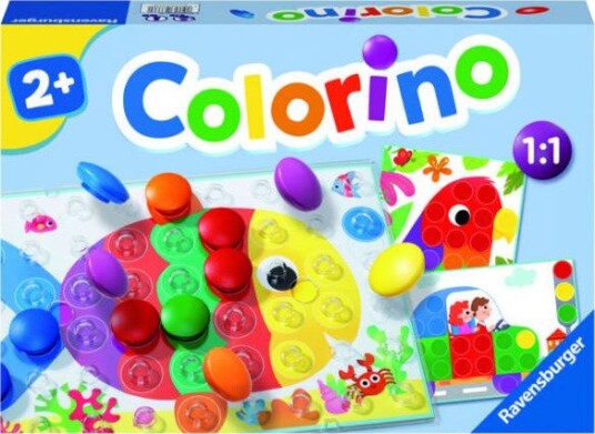 Ravensburger Colorino Barnespill 2+ År Lær Fargematching